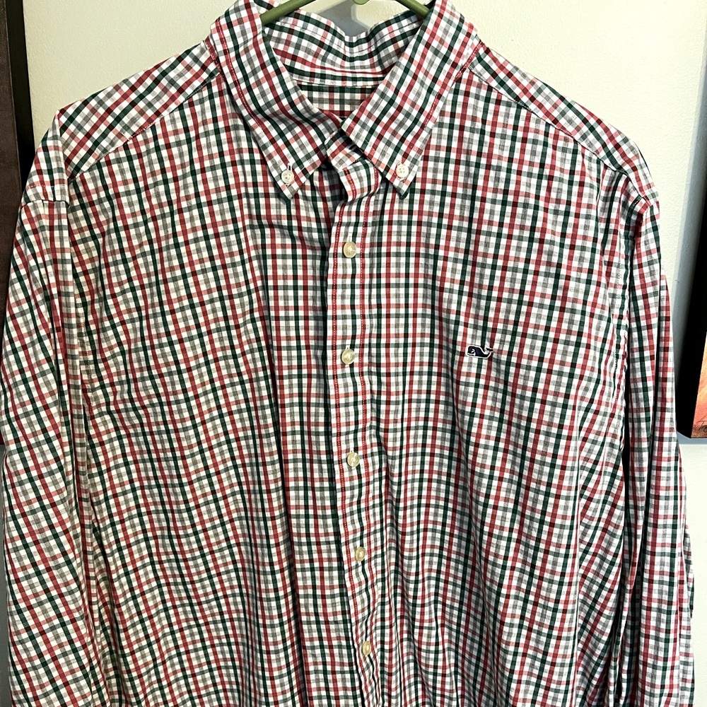 Men’s Vineyard Vines Slim Fit Whale shirt size XL